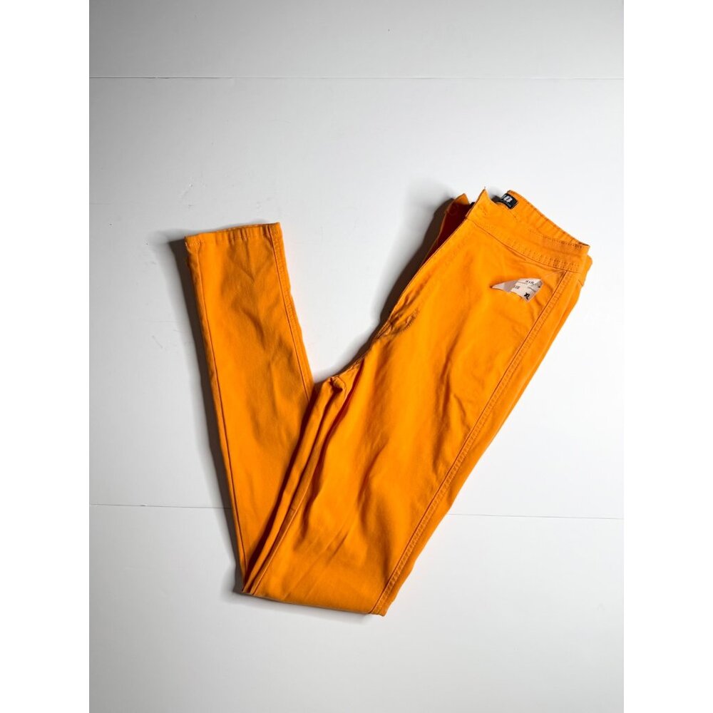 Orange Skinny Fit Jeans By JC & JQ XL Size 76% Cotton/20% Polyester/4% Spandex C